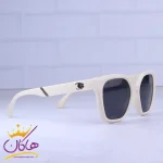 عدسی عینک آفتابی شنل زنانه فریم پروانه ای کرمی 8906/4