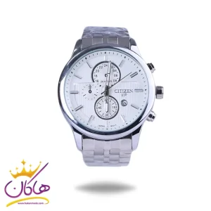 ساعت مچی سیتیزن مردانه فلزی صفحه سفید G 2363/20