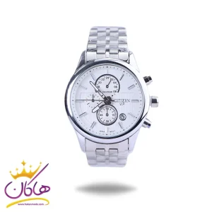 ساعت مچی سیتیزن زنانه فلزی نقره ای صفحه سفید L 2363/20
