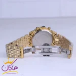 قفل ساعت مچی سیتیزن زنانه فلزی طلایی صفحه مشکی L 2363/24