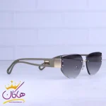 عدسی عینک آفتابی دیور زنانه بدون فریم دسته سبز 58030/6
