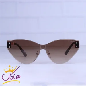 عینک آفتابی دیور زنانه فریم گربه ای قهوه ای 58046/1