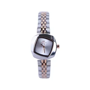 ساعت مچی عقربه ای الگانس زنانه استیل نقره ای رزگلد ER 2200/7