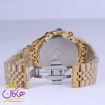 قفل ساعت عقربه ای الگانس مردانه فلزی صفحه سبز G 9766/3
