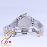 قفل ساعت مچی الگانس زنانه فلزی صفحه آبی L 9766/2