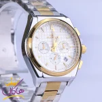 صفحه ساعت مچی الگانس زنانه فلزی نقره ای طلایی L 2024/2