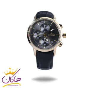 ساعت مچی عقربه ای الگانس زنانه بند چرم قاب طلایی L2095/9