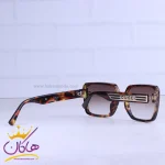 دسته عینک آفتابی گوچی زنانه فریم مربع پلنگی 5214/1