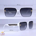 ابعاد عینک آفتابی گوچی زنانه فریم مربع سفید 5214/2