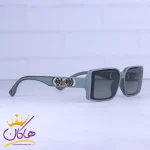 عدسی عینک آفتابی گوچی زنانه فریم مستطیل سبز 8886/5
