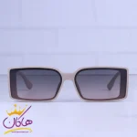 عینک آفتابی گوچی زنانه فریم مستطیل کرمی 8886/6