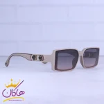 عدسی عینک آفتابی گوچی زنانه فریم مستطیل کرمی 8886/6