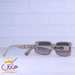 دسته عینک آفتابی گوچی زنانه فریم مستطیل کرمی 8886/6