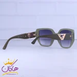 دسته عینک آفتابی گوچی زنانه فریم پروانه ای سبز GG 2427/2
