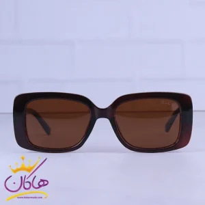 عینک آفتابی گوچی زنانه فریم مستطیل قهوه ای P338743/2