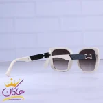 دسته عینک آفتابی هرمس زنانه فریم کرم مربعی 8923/1