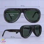 ابعاد عینک آفتابی خلبانی لویی ویتون فریم ارتشی Z2445U/1