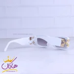 دسته عینک آفتابی اف وایت زنانه فریم مستطیل سفید 3313/1