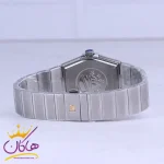 بند ساعت مچی امگا مردانه فلزی صفحه مشکی 66900666/3