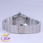 بند ساعت مچی امگا زنانه فلزی صفحه مشکی 66900666/4