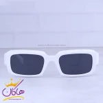 عینک آفتابی پرادا زنانه فریم مستطیل سفید 2767/1