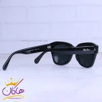 دسته عینک آفتابی زنانه ری بن فریم ویفرر مشکی RB 2186N/1