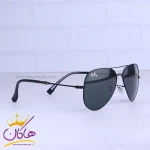 عدسی عینک آفتابی ری بن مردانه فلزی تمام مشکی خلبانی RB 3025F/1