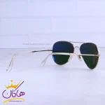 دسته عینک آفتابی ری بن مردانه شیشه سبز خلبانی RB 3025F/2