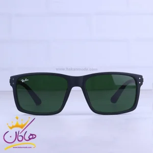 عینک آفتابی مردانه ری بن فریم مشکی شیشه سبز RB 3313/1