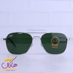 عینک آفتابی ری بن مردانه فریم فلزی نقره ای RB 3529/1