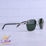 عدسی عینک آفتابی ری بن مردانه فریم فلزی نقره ای RB 3529/1