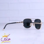دسته عینک آفتابی ری بن مردانه فریم فلزی طلایی RB 3529/2