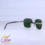 دسته عینک آفتابی ری بن مردانه فریم فلزی طلایی RB 3529/3