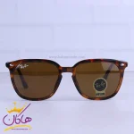 عینک آفتابی زنانه ری بن فریم مربع پلنگی RB 4362F/2
