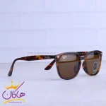 عدسی عینک آفتابی زنانه ری بن فریم مربع پلنگی RB 4362F/2
