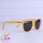 عدسی عینک آفتابی زنانه ری بن فریم مربع نارنجی RB 4362/3