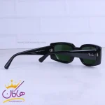 دسته عینک آفتابی زنانه ری بن مشکی عدسی سبز RB 4395F/1