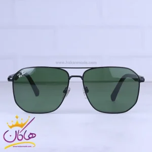 عینک آفتابی ری بن مردانه مشکی شیشه سبز RB 5708/2