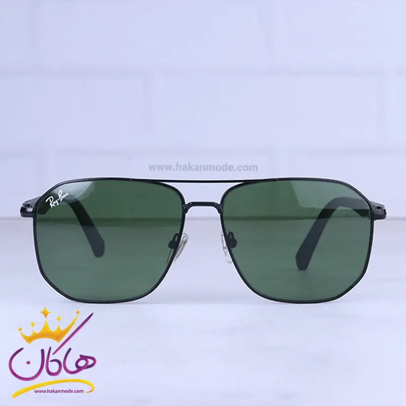 عینک آفتابی ری بن مردانه مشکی شیشه سبز RB 5708/2 عینک آفتابی ری بن مردانه مشکی شیشه سبز RB 5708/2