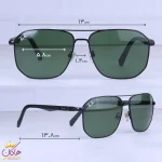 ابعاد عینک آفتابی ری بن مردانه مشکی شیشه سبز RB 5708/2