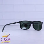 دسته عینک آفتابی مردانه ری بن پلاریزه شیشه سبز RB 8012/2