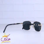دسته عینک آفتابی ری بن مردانه فریم فلزی طلایی RB 8025/1