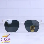 عینک آفتابی مردانه ری بن فریم سفید مات RB 8306/1
