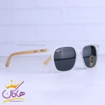 عدسی عینک آفتابی مردانه ری بن فریم سفید مات RB 8306/1
