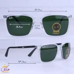 ابعاد عینک آفتابی مردانه ری بن قاب شیشه ای RB 9113/2
