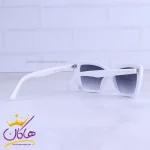دسته عینک آفتابی زنانه سنت لورنت فریم پروانه ای سفید SL 657/5