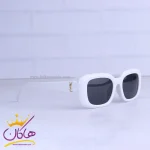عدسی عینک آفتابی زنانه سنت لورنت فریم مستطیل سفید SLM 130/1