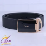 سگک کمربند چرم طبیعی مردانه مشکی Cesttjar