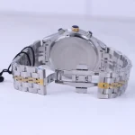 قفل ساعت مچی سیتیزن مردانه فلزی نقره ای طلایی صفحه مشکی G2363/26