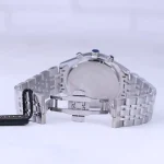 قفل ساعت مچی سیتیزن مردانه فلزی نقره ای صفحه مشکی G 2363/27